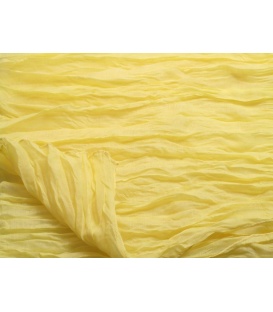 Gele dunne langwerpige sjaal: Een must-have accessoire voor elke modebewuste vrouw 