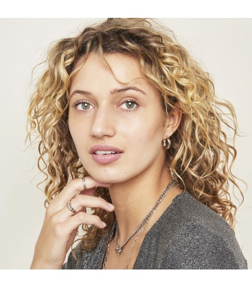 Goudkleurige ronde oorbellen 