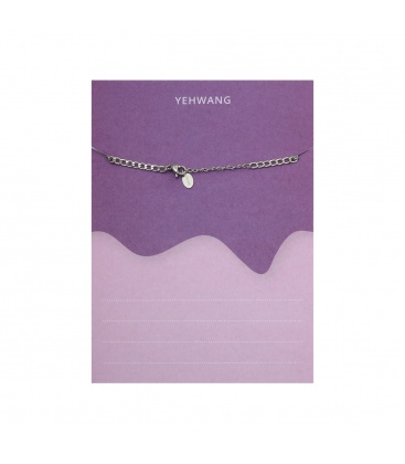 Zilverkleurige armband geboortejaar 1997