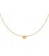 Goudkleurige ketting met een klein hartje