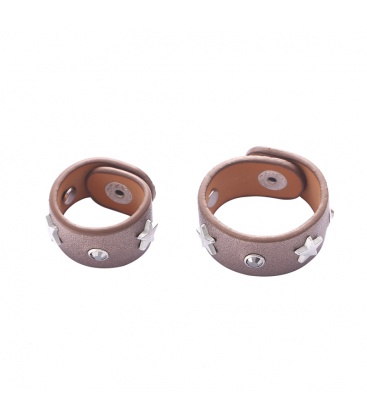 Rosé kleurige sjaal riempjes voor het dragen van een sjaal ( 2 stuks )