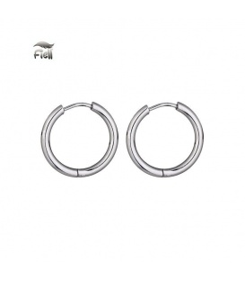 Zilverkleurige oorringen