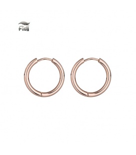 Roségoudkleurige oorringen 