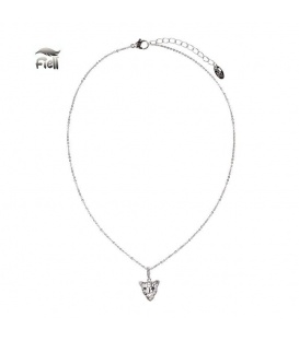 Zilverkleurige ketting met een panterkop