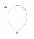 Roségoudkleurige ketting met een panterkop