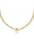 Goudkleurige chain ketting met verbonden ringetjes
