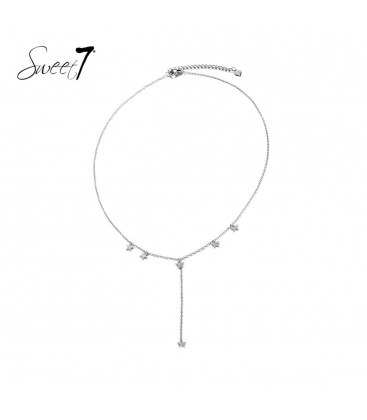 Zilverkleurige ketting met sterretjes