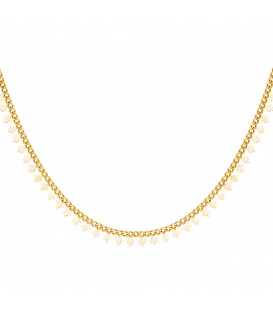 Goudkleurige armband met sprankelende sterren