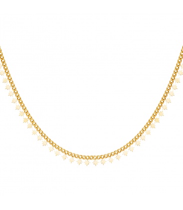 Goudkleurige armband met sprankelende sterren