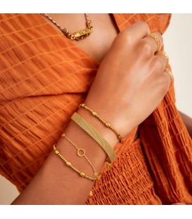 Goudkleurige simpele armband