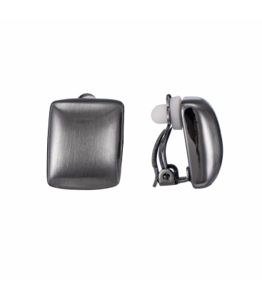 Donker grijze oorclips 