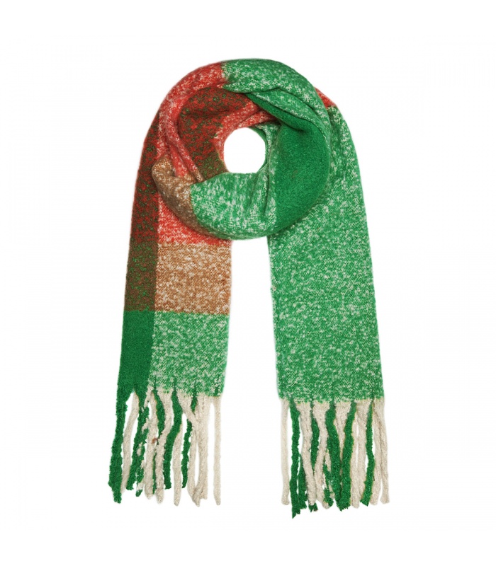 Versterken voorbeeld Boekhouder Groen gekleurde warme winter sjaal