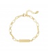  Goudkleurige Schakel Armband met Bedel van Yehwang | Fashion Accessoire