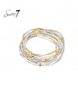  Gekleurde kralen armband met meerdere strengen van Sweet 7