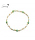 Groen gekleurde kralen armband 