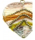 Trendy Gekleurde Oorbellen met Hartvormige Hangers en Raffia - Voeg Liefde en Speelsheid Toe aan Je Look!