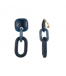 Trendy Donkerblauwe Oorclips - Must-have Mode Accessoire