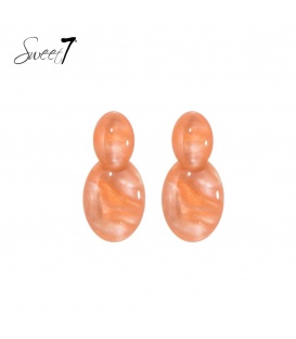 Stijlvolle Oranje Oorhangers - Must-have Mode Accessoire
