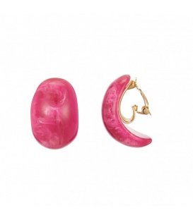 Grote Roze Oorclips | Must-have Fashion Accessoire