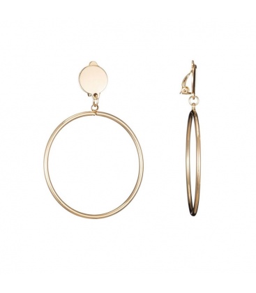 Goudkleurige oorclips