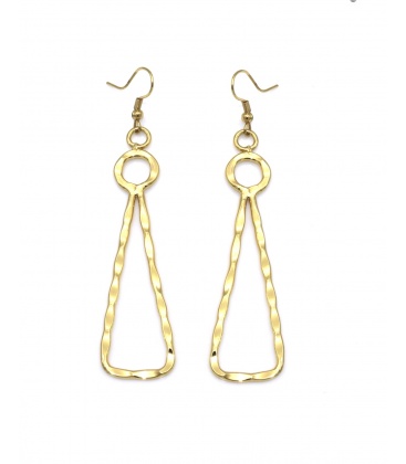 Mooie goudkleurige oorhangers