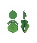 Oorclips groen met mooie hangers