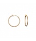 Oorclips goudkleurige ronde clips, tijdloos