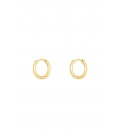 Oorringen goudkleurig minimalistisch rond design