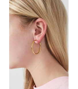 Oorclips goudkleurige en kunststof clipje