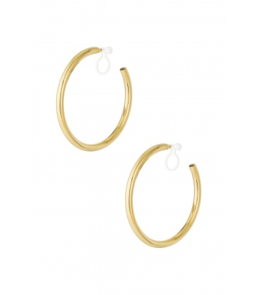 Oorclips goudkleurige en kunststof clipje