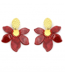 boucles-d-oreilles-clip 23966-yonit-boucle-d-oreille-clip-acier-rouge