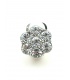 Heldere strass steentjes (Swarovski) oorclips