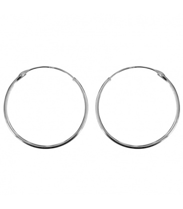 Creolen van ZOË in sterling zilver (19 mm)