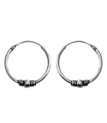 Creolen van ZOË in sterling zilver (16 mm)