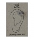 ZOË Earcuffs van sterling zilver (925)