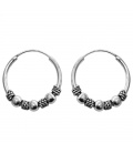 Zilveren (925) creolen van ZOE (16 mm)